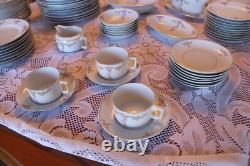 Heinrich H & C Rosalinda Vintage 65 Piece Porcelain China Dinnerware Grouping