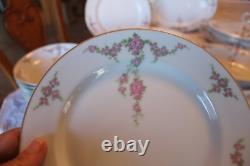 Heinrich H & C Rosalinda Vintage 65 Piece Porcelain China Dinnerware Grouping