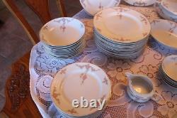 Heinrich H & C Rosalinda Vintage 65 Piece Porcelain China Dinnerware Grouping