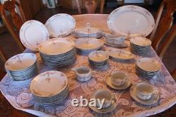 Heinrich H & C Rosalinda Vintage 65 Piece Porcelain China Dinnerware Grouping