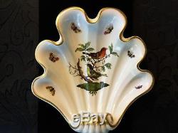 Herend - Rothchild -shell Shaped Dish # 7444ro
