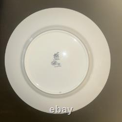 Hermès Le Jardin des Papillons Set of 3 Dinner Plates 10.75 French Porcelain