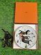 Hermes Paris Cheval d'Orient Dessert Plate Porcelain Dinnerware withBox