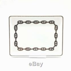 Hermes Porcelain Chaine D'Ancre Rectangle Plate Dish Tray Tableware Dinnerware