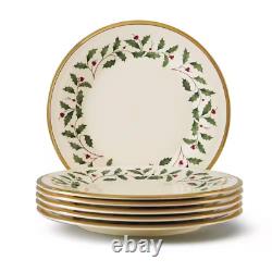 Holiday 6-Piece Seasonal Ivory Bone China Dinnerware Set (Service for 6)