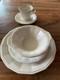 Homer Laughlin Fiesta Ware White Full Set 43 Pieces Plates Bowls Mugs