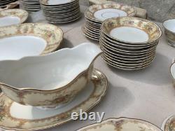 Hutschenreuther Selb Bavaria Germany Antique Dinnerware Set 12 Person 77 Piece