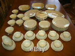 Hutschenreuther Selb Luxury Dinnerware China Set for 8 Baveria Germany 54 pcs