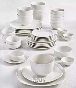 Inspiration by Denmark 301741 Soft Square 42 Pc. Dinnerware Set, Service for 6 Inspiration by Denmark 301741 Soft Square 42 Pc. Dinnerware Set, Service for 6