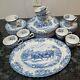 IronStone Coaching Scenes Johnson Bros Dinnerware set for 8 England