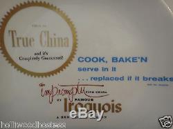 Iroquois Impromptu Fine China Advertising Display Plate Ben Seibel Dinnerware