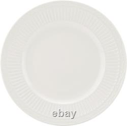 Italian Countryside 16-Piece Dinnerware Set Classic White Porcelain Service fo