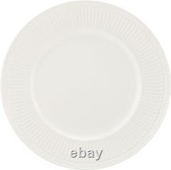 Italian Countryside 16-Piece Dinnerware Set Classic White Porcelain Service fo