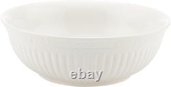 Italian Countryside 16-Piece Dinnerware Set Classic White Porcelain Service fo