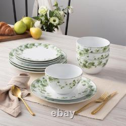 Ivy Whisper 12-Piece Dinnerware Set, Service for 4