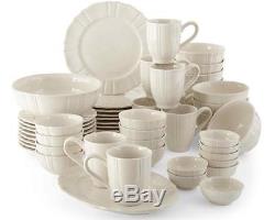 JCPenney Home Ashley Scalloped Stoneware 50-pc. Dinnerware Set Service for 8