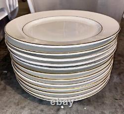 Jackson Custom China Restaurant Ware 12 Piece Round Dinner Plate Set Made in USA