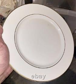 Jackson Custom China Restaurant Ware 12 Piece Round Dinner Plate Set Made in USA