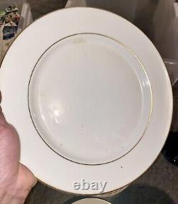 Jackson Custom China Restaurant Ware 12 Piece Round Dinner Plate Set Made in USA