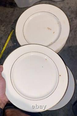 Jackson Custom China Restaurant Ware 12 Piece Round Dinner Plate Set Made in USA