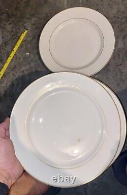 Jackson Custom China Restaurant Ware 12 Piece Round Dinner Plate Set Made in USA