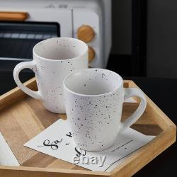 Jade 32-Piece White Stoneware Dinnerware Set (Service for 8)