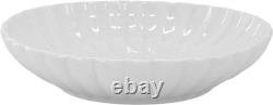Jane 16-Piece Scalloped White Porcelain Dinnerware Set for Elegant Dining Jane 16-Piece Scalloped White Porcelain Dinnerware Set for Elegant Dining