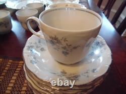 Johann Haviland Bavaria Germany Blue Garland Dinnerware Set 12 Person 88 Piece