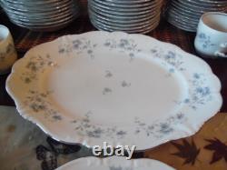 Johann Haviland Bavaria Germany Blue Garland Dinnerware Set 12 Person 88 Piece
