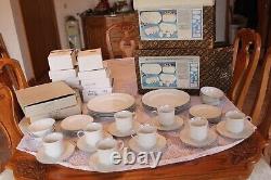 Johann Haviland Bavaria Porcelain China Morning Mist Pattern 40 Piece Grouping