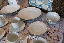 Johann Haviland Bavaria Porcelain China Morning Mist Pattern 40 Piece Grouping