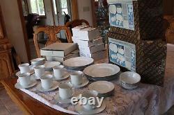 Johann Haviland Bavaria Porcelain China Morning Mist Pattern 40 Piece Grouping