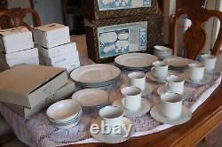 Johann Haviland Bavaria Porcelain China Morning Mist Pattern 40 Piece Grouping