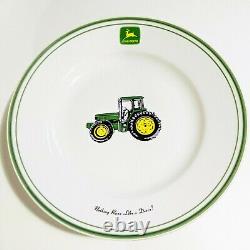 John Deere -16 Piece Dinnerware Set by Gibson Country/Farm Decor + S/P Shakers