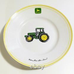 John Deere -16 Piece Dinnerware Set by Gibson Country/Farm Decor + S/P Shakers