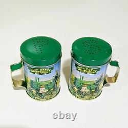 John Deere -16 Piece Dinnerware Set by Gibson Country/Farm Decor + S/P Shakers