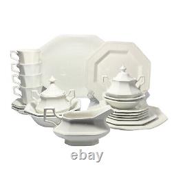 Johnson Brothers Heritage (White) 23-Piece Dinnerware & Serving Hostess Set