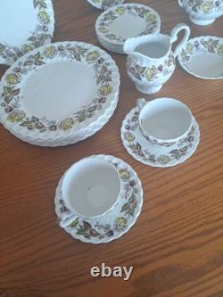 Johnson Brothers Ironstone Vintage Fairwood Floral Pattern 33 Piece Grouping Johnson Brothers Ironstone Vintage Fairwood Floral Pattern 33 Piece Grouping