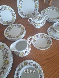 Johnson Brothers Ironstone Vintage Fairwood Floral Pattern 33 Piece Grouping