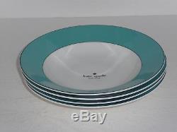 KATE SPADE Rutherford Circle Turquoise 12 PIECE DINNERWARE SET SERVICE FOR 4