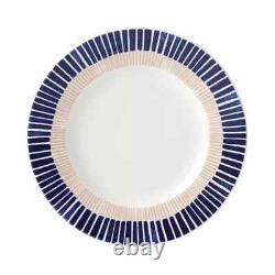 Kate Spade H1016 White/Blue 16-Piece Brook Lane Dinnerware Set