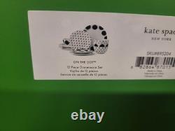 Kate Spade New York Dot 12-Piece Dinnerware Set, 19.84, White