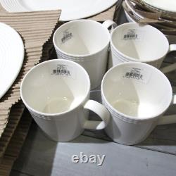 Kate Spade Wickford 16 piece Dinnerware Set in white in Box