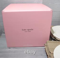 Kate Spade Wickford 16 piece Dinnerware Set in white in Box