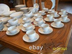 Kaysons China Rhapsody 1961 Vintage Dinnerware Bell Floral 98 Piece Grouping
