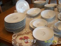Kaysons China Rhapsody 1961 Vintage Dinnerware Bell Floral 98 Piece Grouping