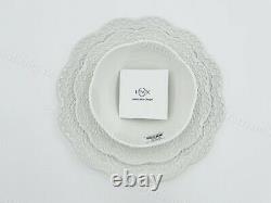 LENOX $316 Chelse Muse SCALLOP 12 Pc Dinnerware WHITE Set Plates & Bowls Serve 4