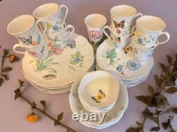 LENOX Butterfly Meadow Collection 29 Pieces Dinnerware Set NEW