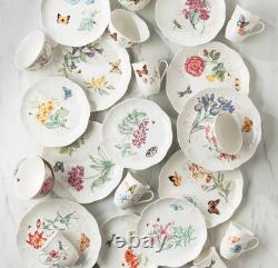 LENOX Butterfly Meadow Collection 29 Pieces Dinnerware Set NEW