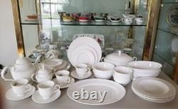 LENOX Classic White Dinnerware 42 Piece Set, Made in USA, All Brand New